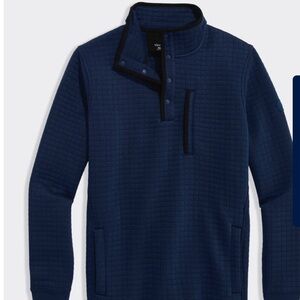 Vineyard vines Men's Quilted Navigator Quarter-Snap new without tags